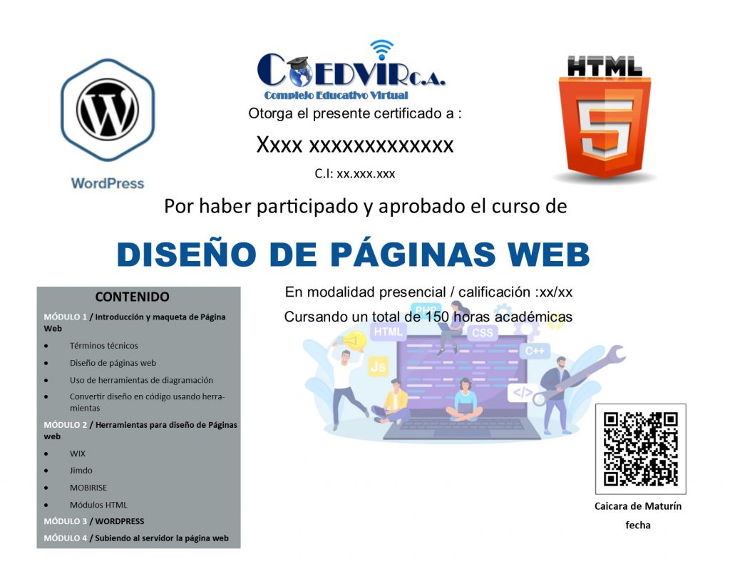 Curso Diseño de páginas web