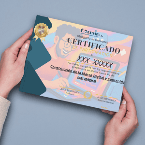 Certificado Digital Mini Curso #2 / MC#2/ Construcción de Marca Digital y Contenido Estratégico