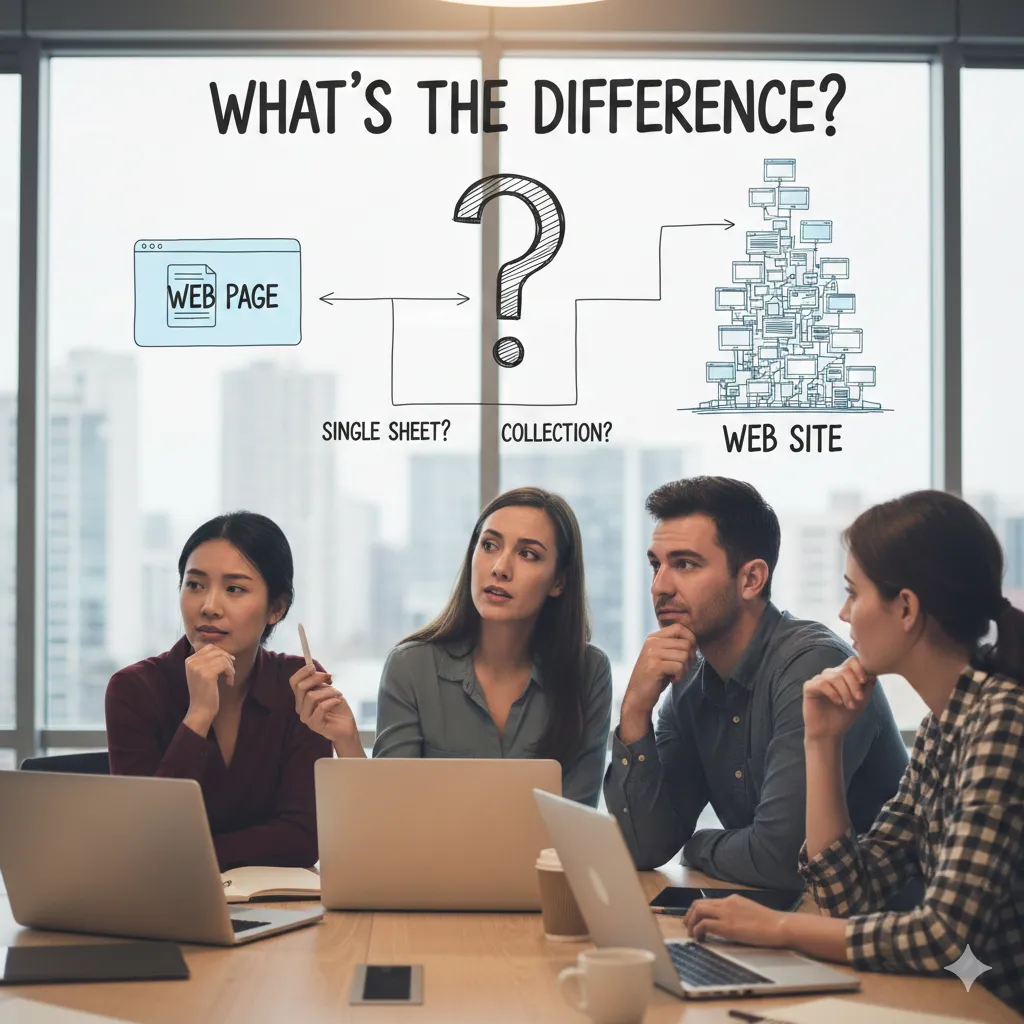 Diferencia entre Sitio Web y Página Web