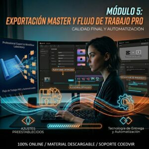 Módulo 5: Exportación Master y Flujo de Trabajo en CapCut para PC - Calidad Final y Automatización de COEDVIR