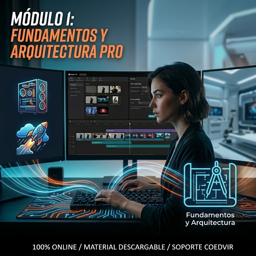 Módulo 1 Individual: Fundamentos y Arquitectura PRO de CapCut para PC - COEDVIR